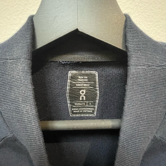 On Running Dark Blue Cowl Neck Sweater - Picture 3 of 6